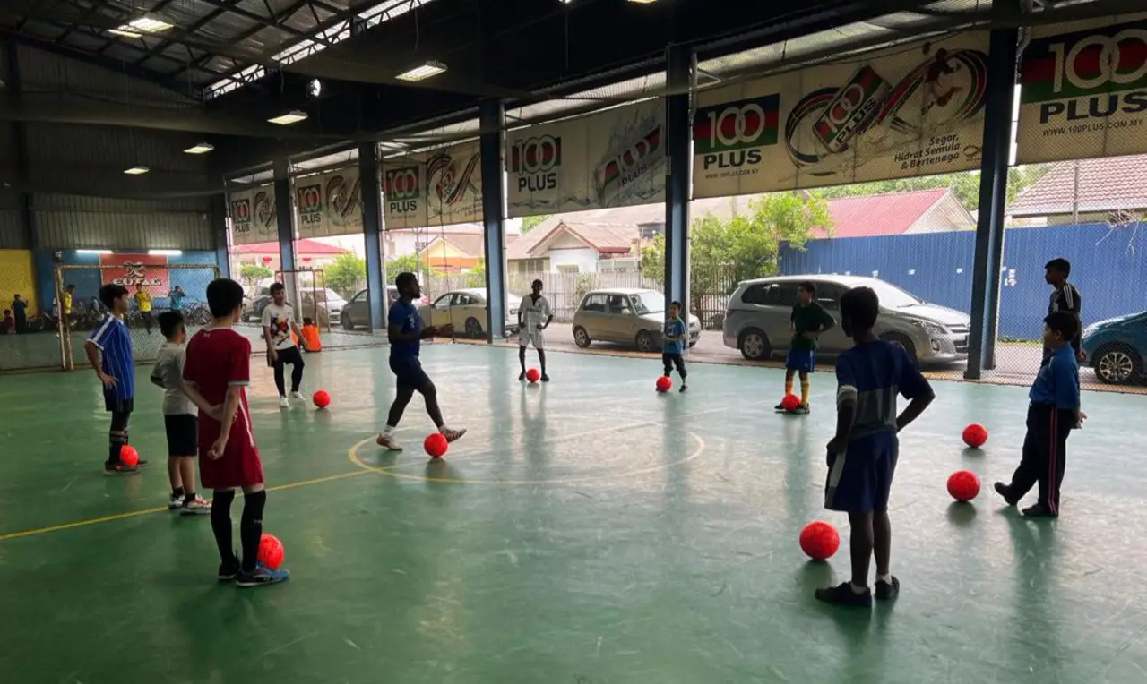 Football First Academy youth football training at Kajang branch