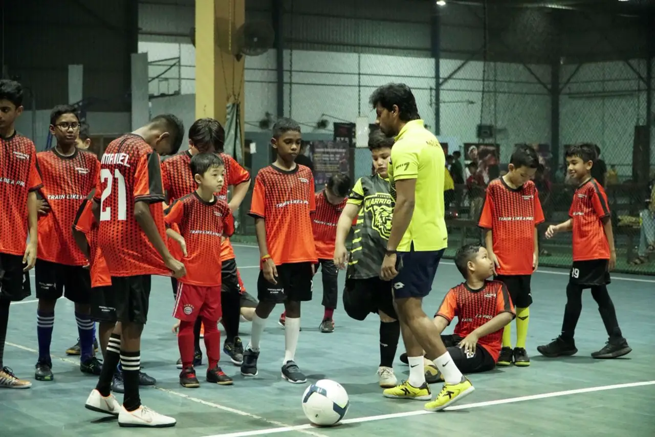 Football First Academy youth football training at Puchong branch